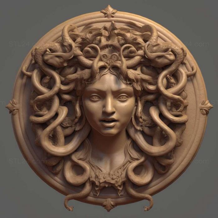 medusa 3d model 4